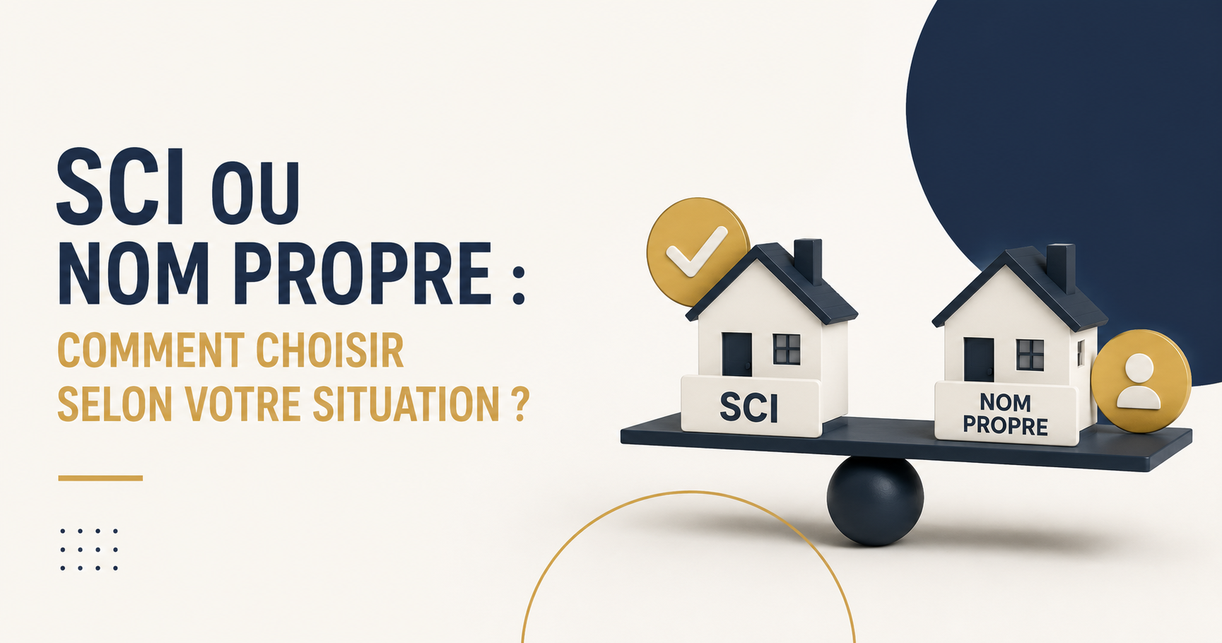 SCI ou nom propre : comment choisir selon votre situation ?